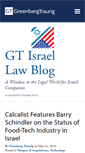 Mobile Screenshot of gtlaw-israelpractice.com